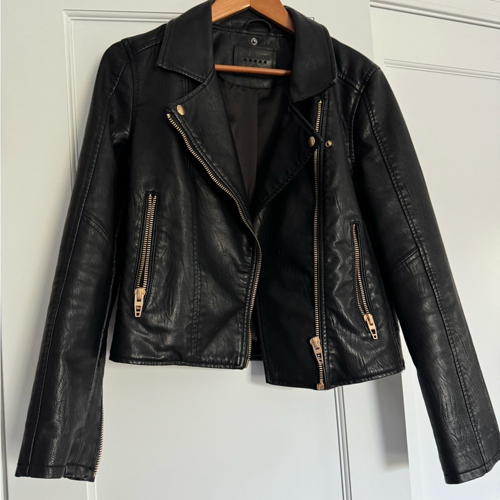 Faux leather jacket